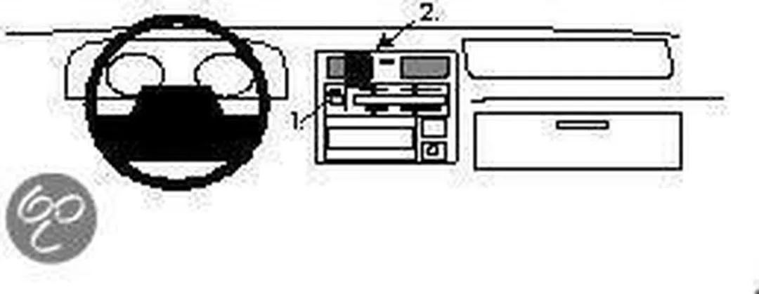 Brodit ProClip Houder Toyota HiAce/Traveler 1996