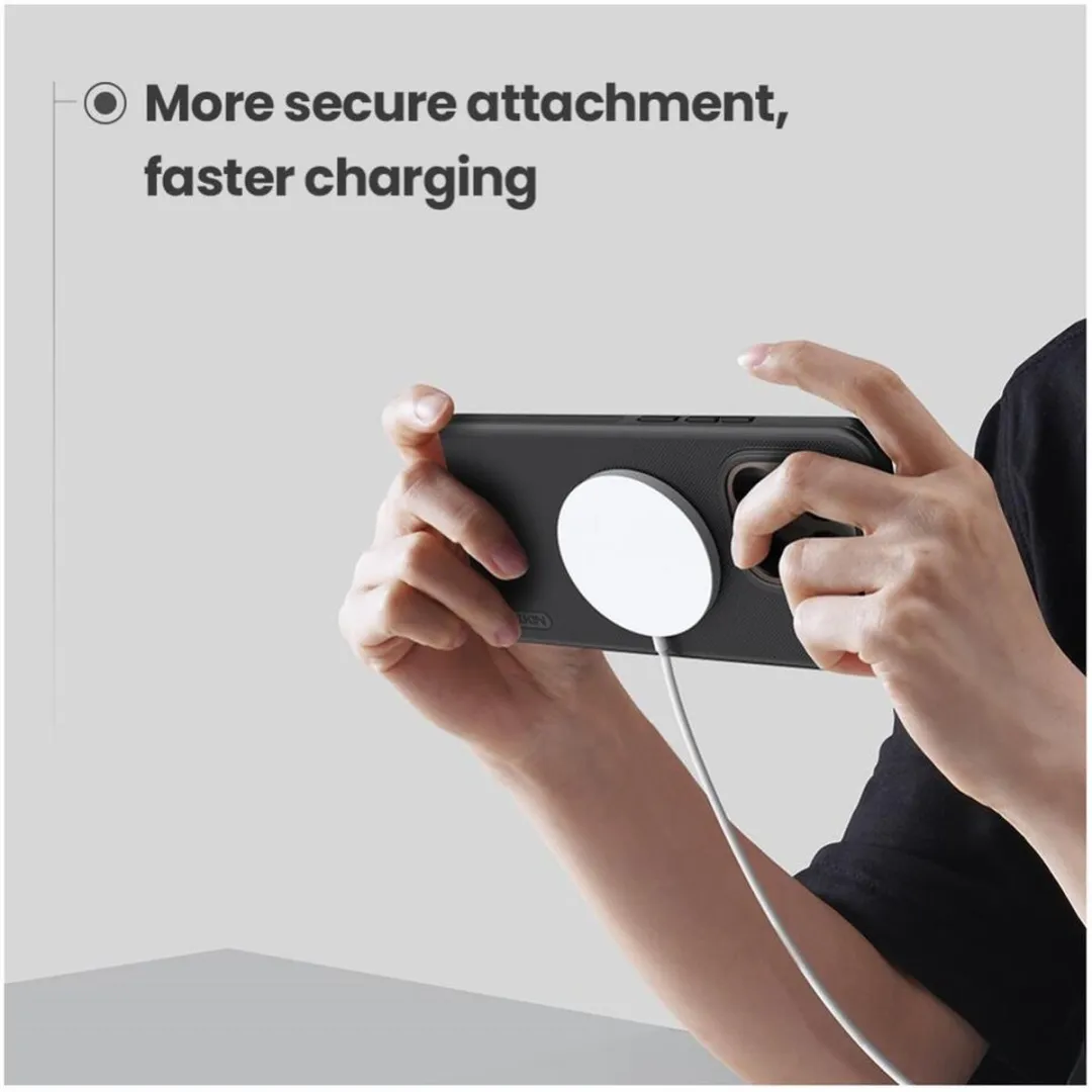 Nillkin Frosted Shield Hoesje Xiaomi 15T Pro - MagSafe - Zwart