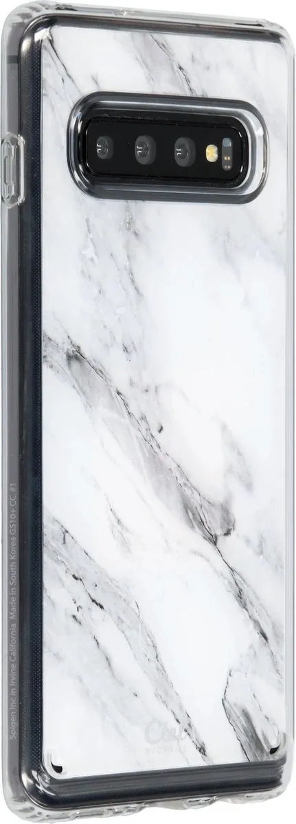 Spigen Ciel Samsung Galaxy S10+ Hoesje - Wit/Grijs