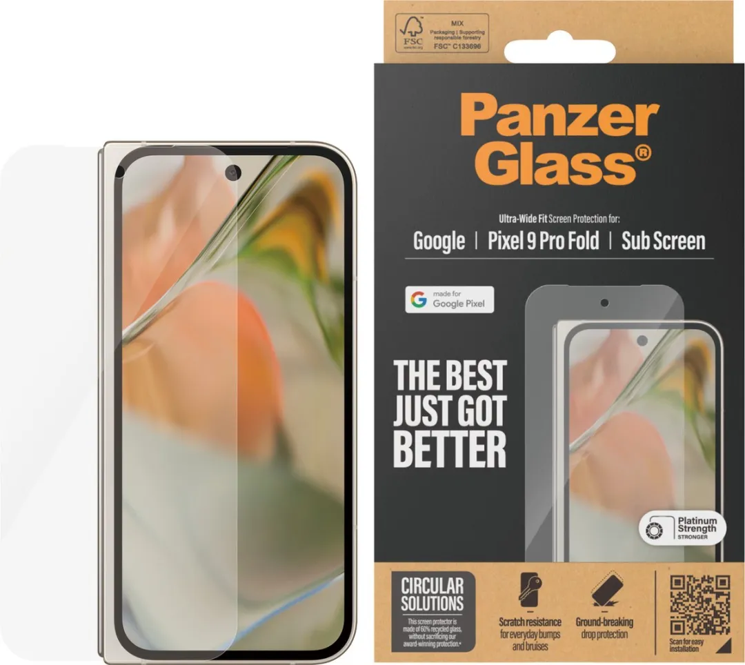 PanzerGlass Schermbescherming Pixel 9 Pro Fold - Safe Installatie