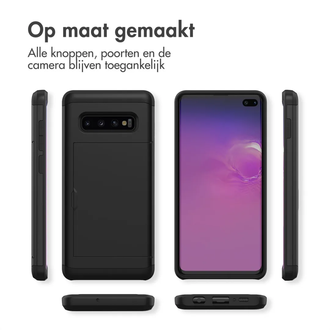 Imoshion Hoesje Samsung Galaxy S10+ - 2 Pasjes - Zwart - afbeelding 6 van 6