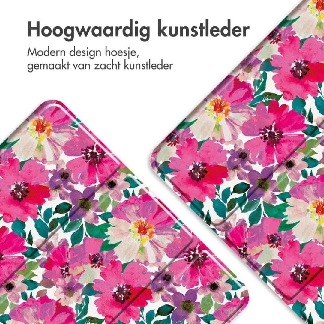 Imoshion Pro051 Tablethoes - iPad Pro 11 2024/2025 - Floral Water Color - afbeelding 6 van 6