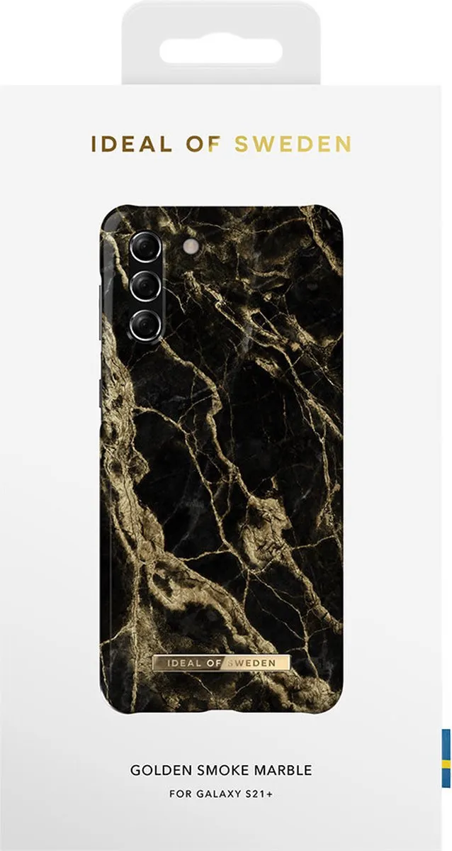 iDeal of Sweden Galaxy S21 Plus Hardcase Golden Smoke Marble - afbeelding 6 van 6
