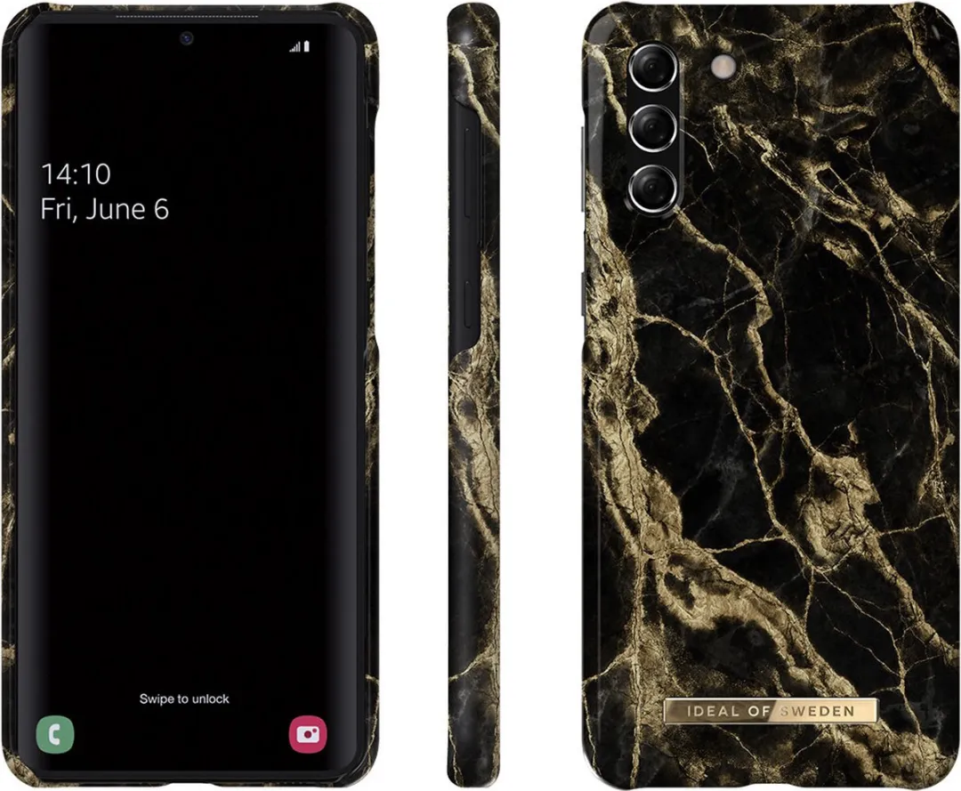 iDeal of Sweden Galaxy S21 Plus Hardcase Golden Smoke Marble