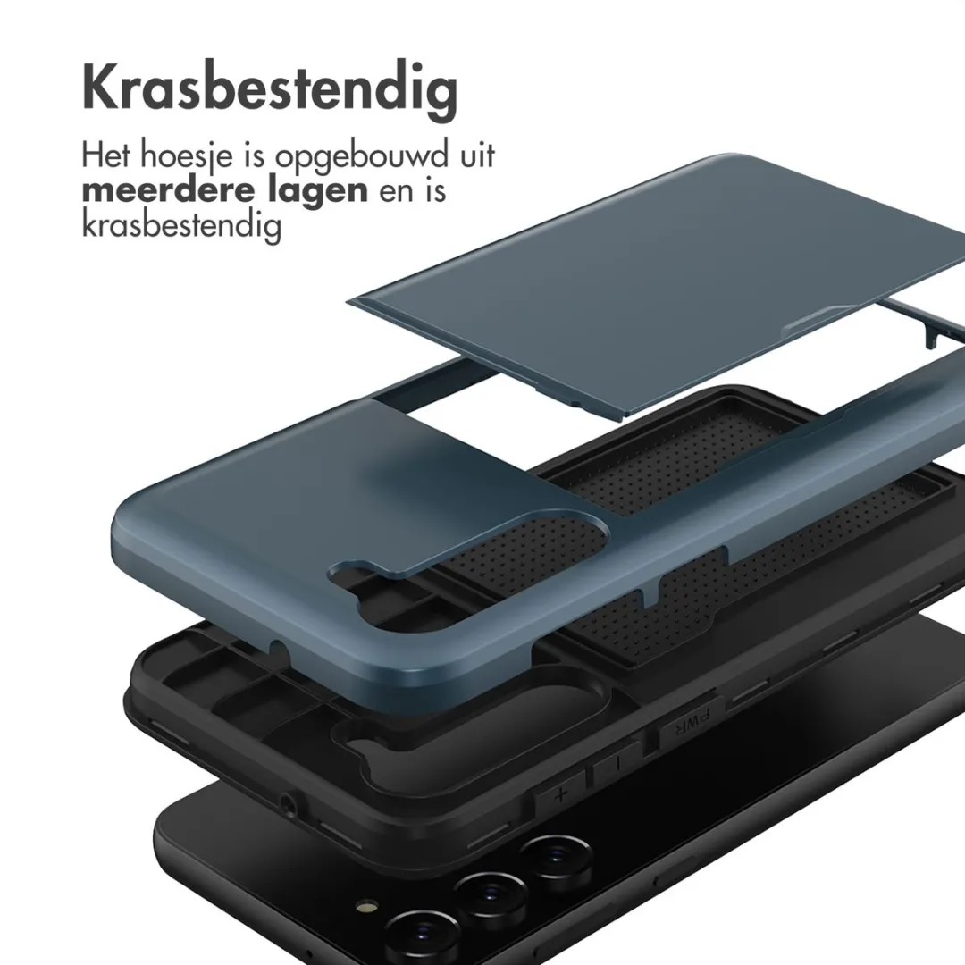 Imoshion Hoesje Samsung Galaxy S23 - Donkerblauw - 2 Pasjes