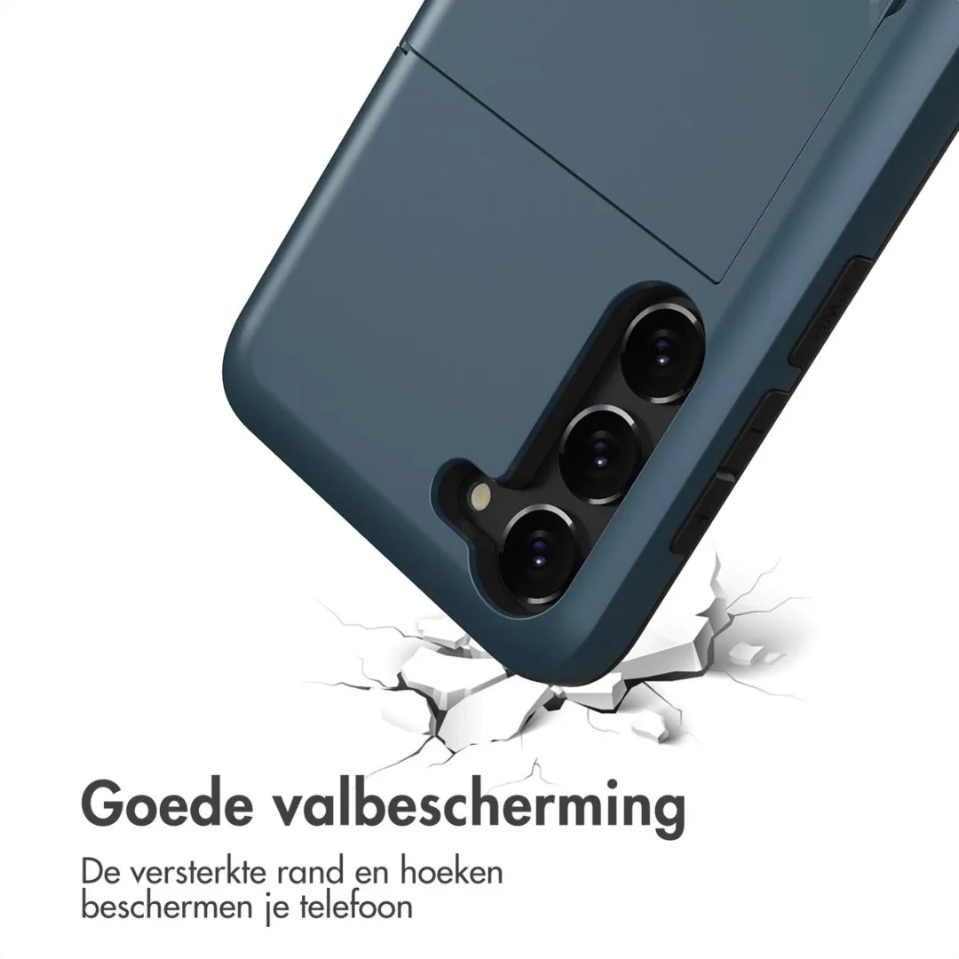 Imoshion Hoesje Samsung Galaxy S23 - Donkerblauw - 2 Pasjes