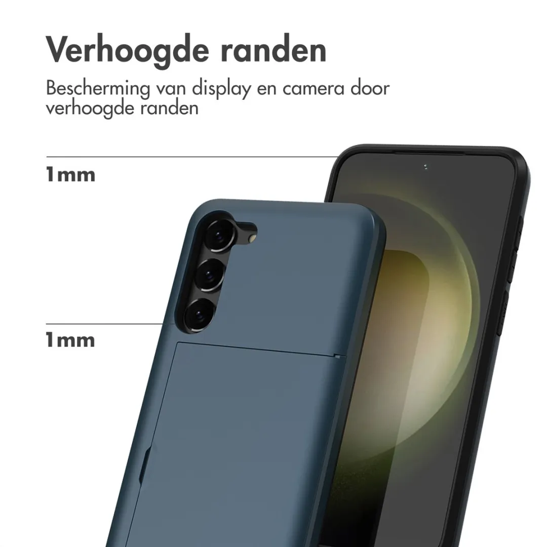 Imoshion Hoesje Samsung Galaxy S23 - Donkerblauw - 2 Pasjes