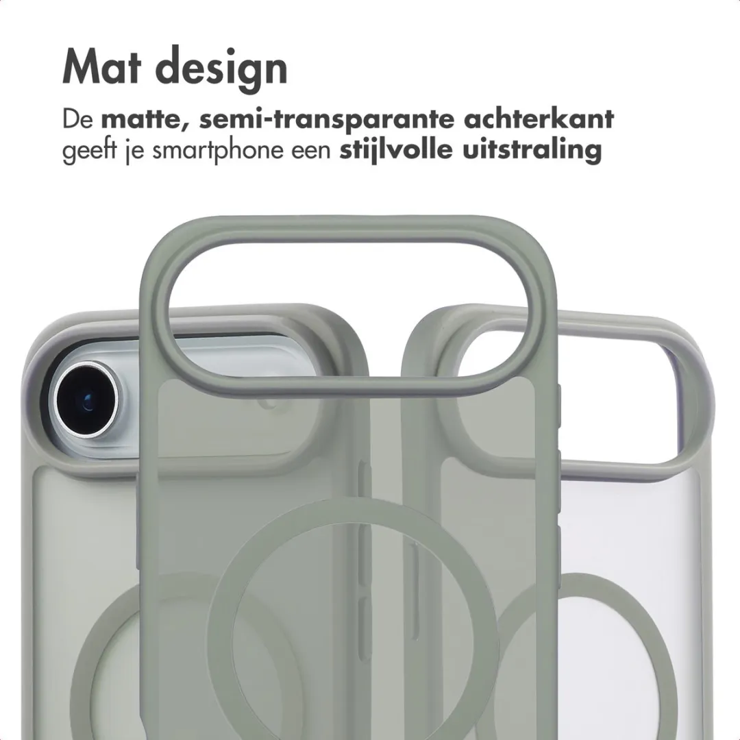imoshion iPhone 17 Air Hoesje Grijs - MagSafe