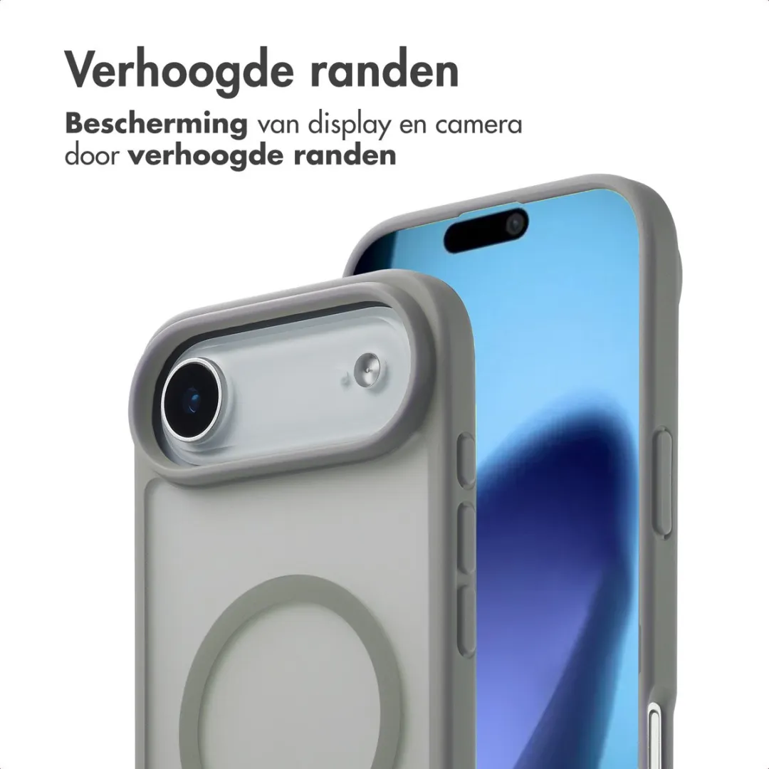 imoshion iPhone 17 Air Hoesje Grijs - MagSafe