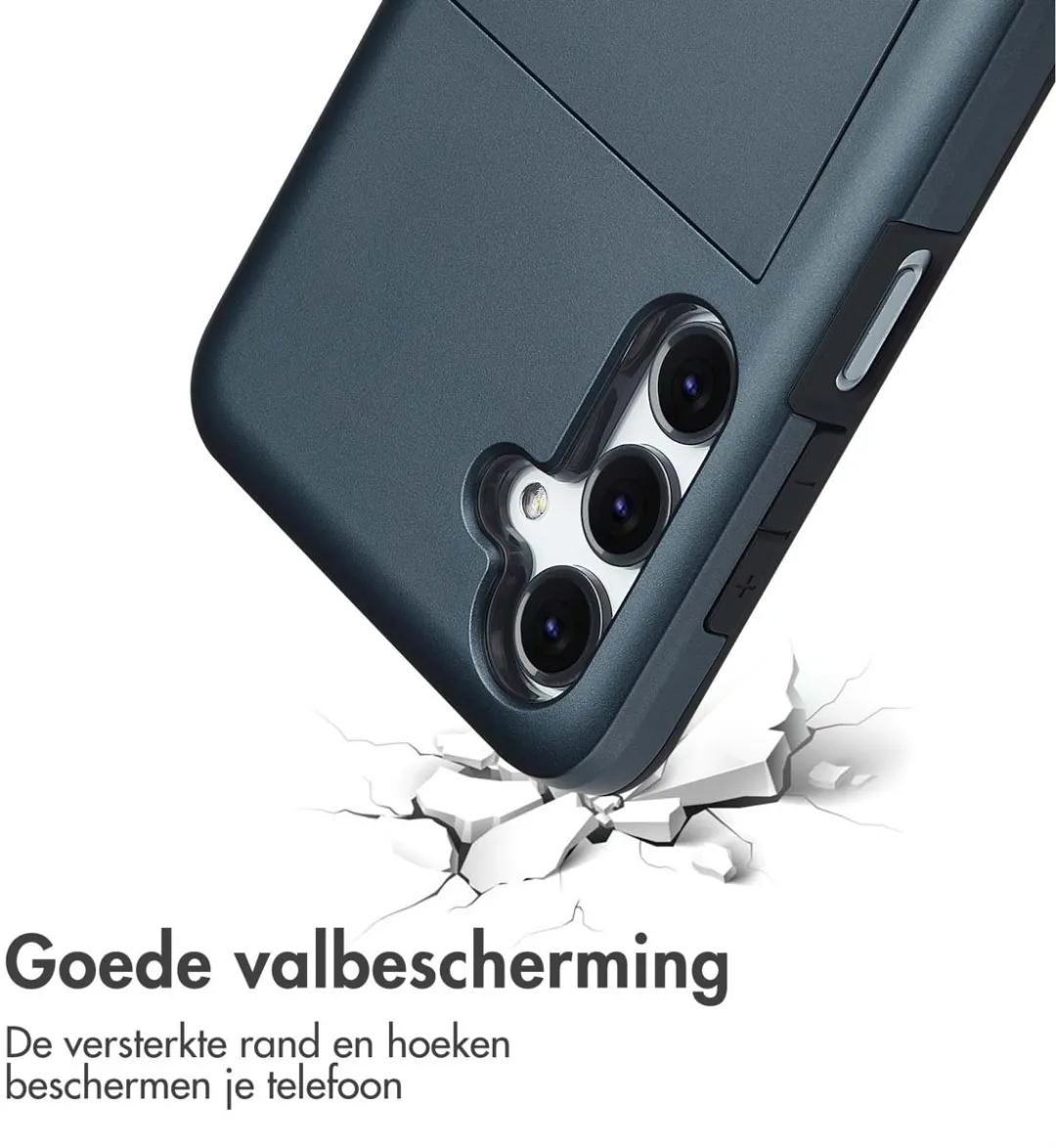Imoshion Hoesje Samsung Galaxy A16 - Donkerblauw - 2 Pasjes