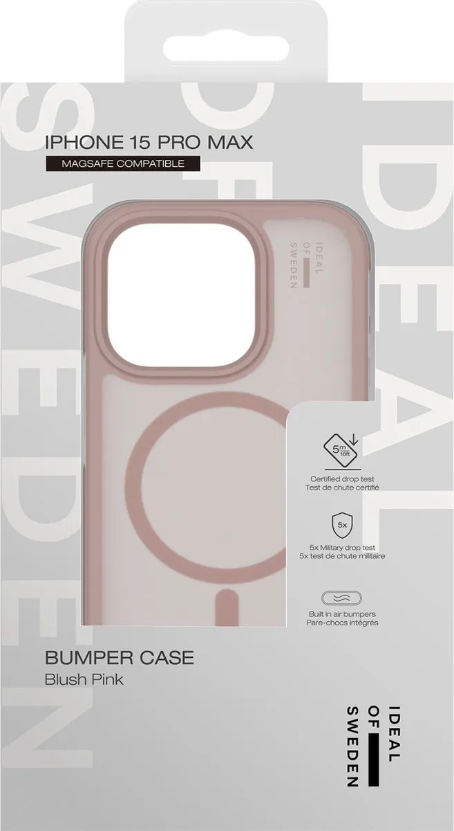iDeal of Sweden Bumper Case iPhone 15 Pro Max - Blush Pink - IDBPCMS-I2367P-408