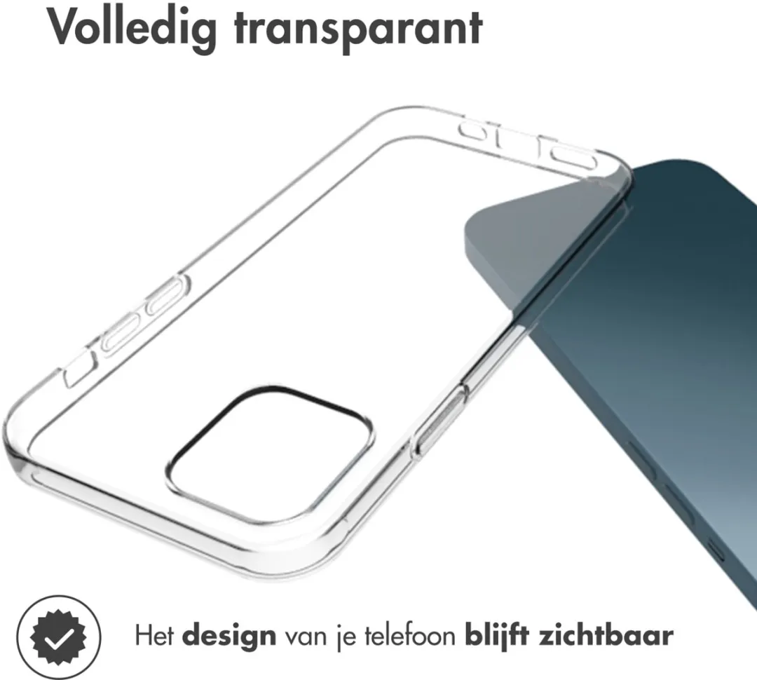 Accezz Hoesje iPhone 12 Pro Max - Transparant