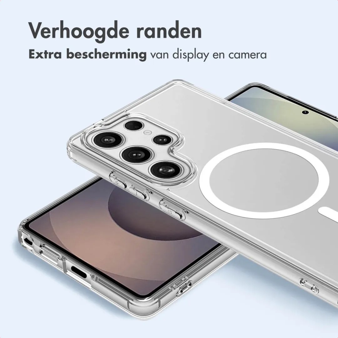 Imoshion Hoesje Samsung Galaxy S25 Ultra - Magnetische Ring - Transparant