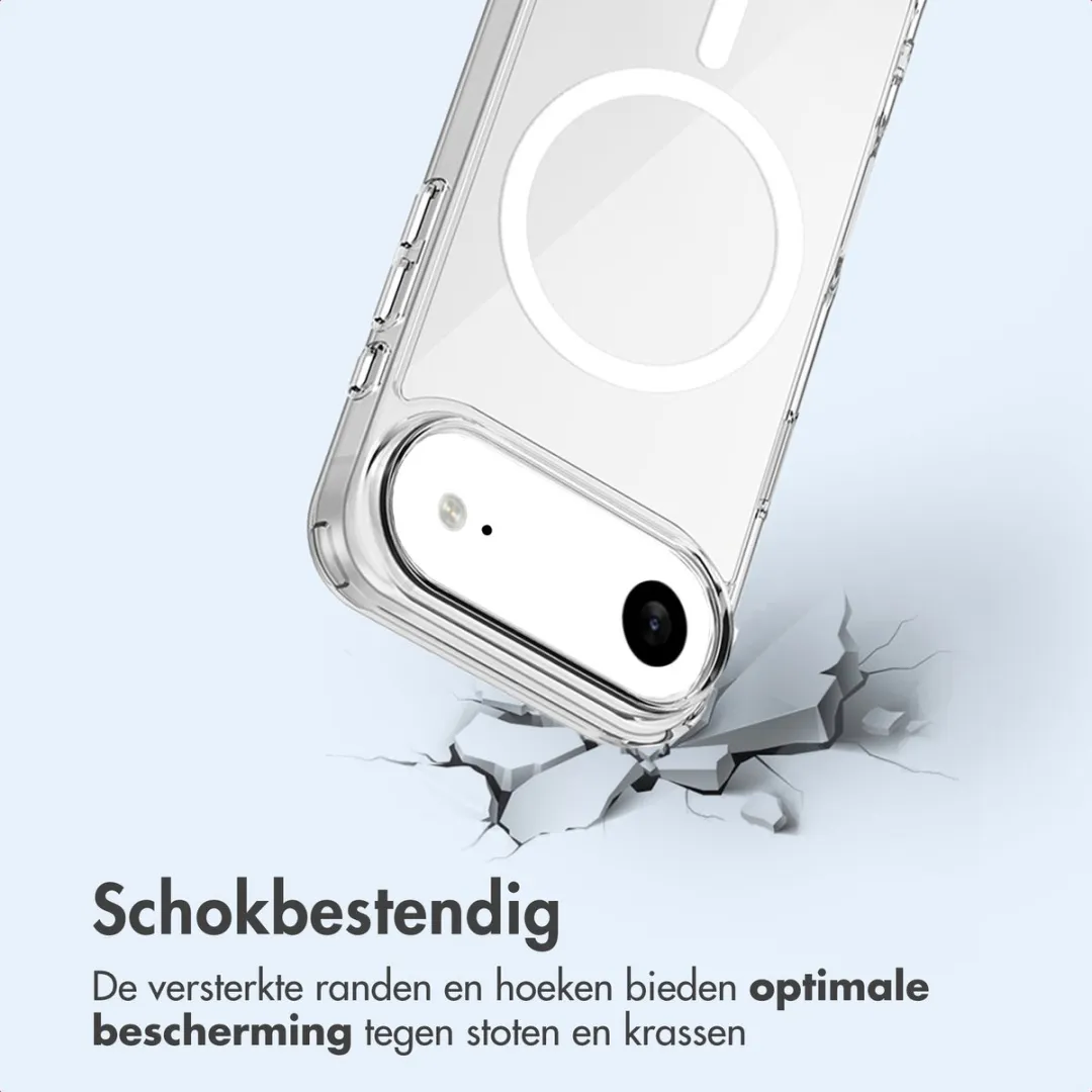 Imoshion iPhone 17 Air Hoesje - Transparant met MagSafe Ring