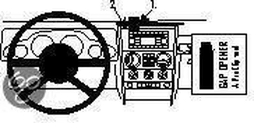 Brodit ProClip 853945 Houder - Jeep Wrangler 2007-2010 - Zwart