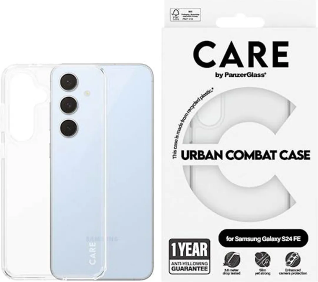 PanzerGlass Flagship Case 1466 - Transparant - Samsung Galaxy S24 FE