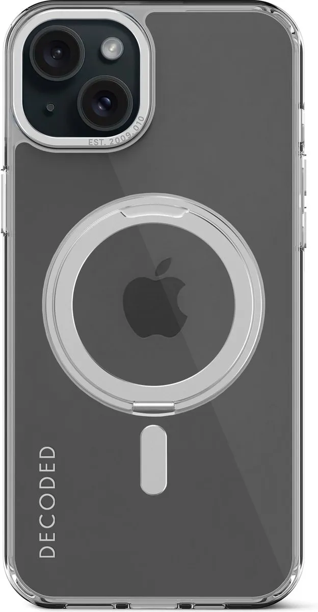 Decoded 360° Stand Case D24IPO15PLLSBC1TT iPhone 15 Plus - Transparant
