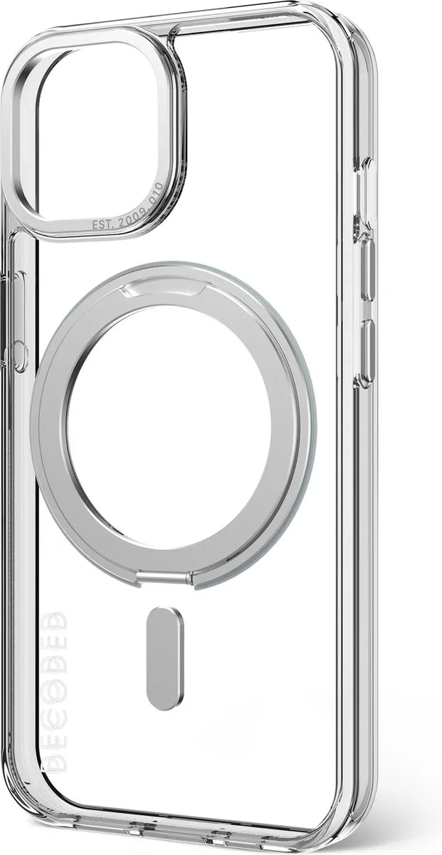 Decoded 360° Stand Case D24IPO15PLLSBC1TT iPhone 15 Plus - Transparant