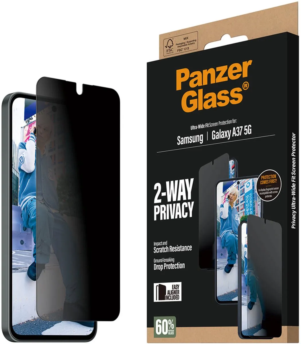 PanzerGlass Samsung Galaxy A37 5G Privacy Glas