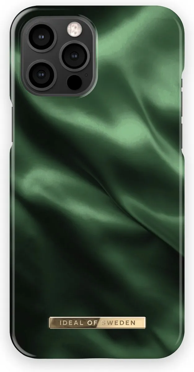 iDeal of Sweden Fashion Case iPhone 12 Pro Max - Emerald Satin - IDFCAW19-I2067-154 - afbeelding 2 van 3