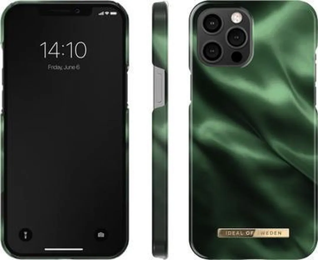 iDeal of Sweden Fashion Case iPhone 12 Pro Max - Emerald Satin - IDFCAW19-I2067-154 - afbeelding 3 van 3