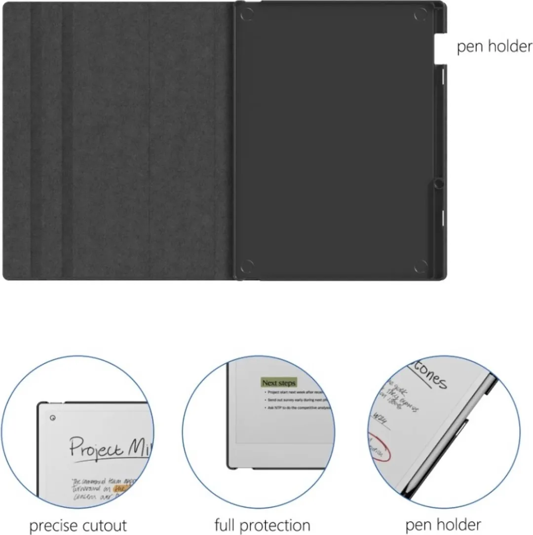 reMarkable Paper Pro 709004525003 Digitaal Notitieblok - 11.8" 64GB - Antraciet Hoes met penvak