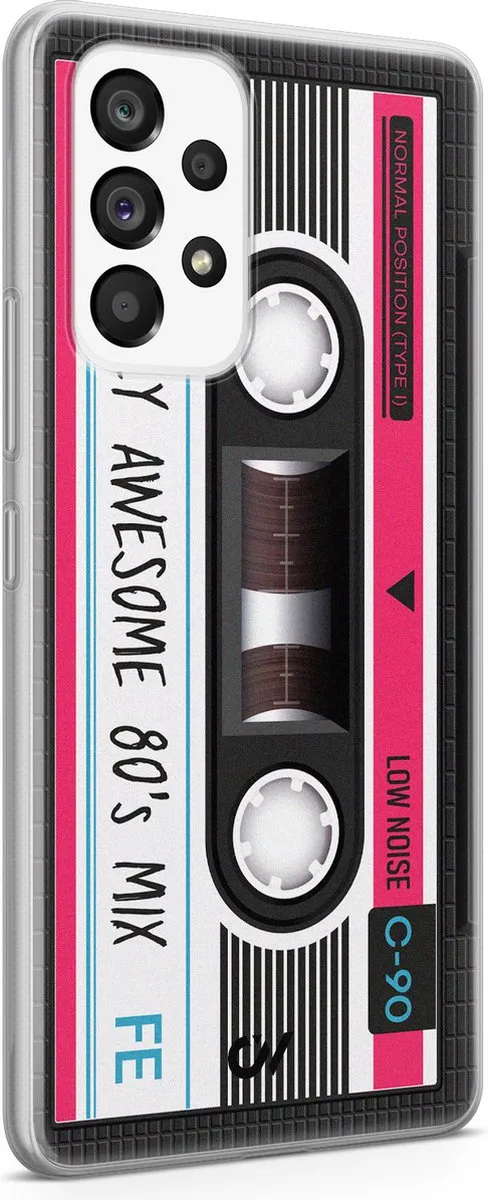 Casevibes Samsung Galaxy A53 Hoesje - Cassette - Zwart - S/A53/UV/052