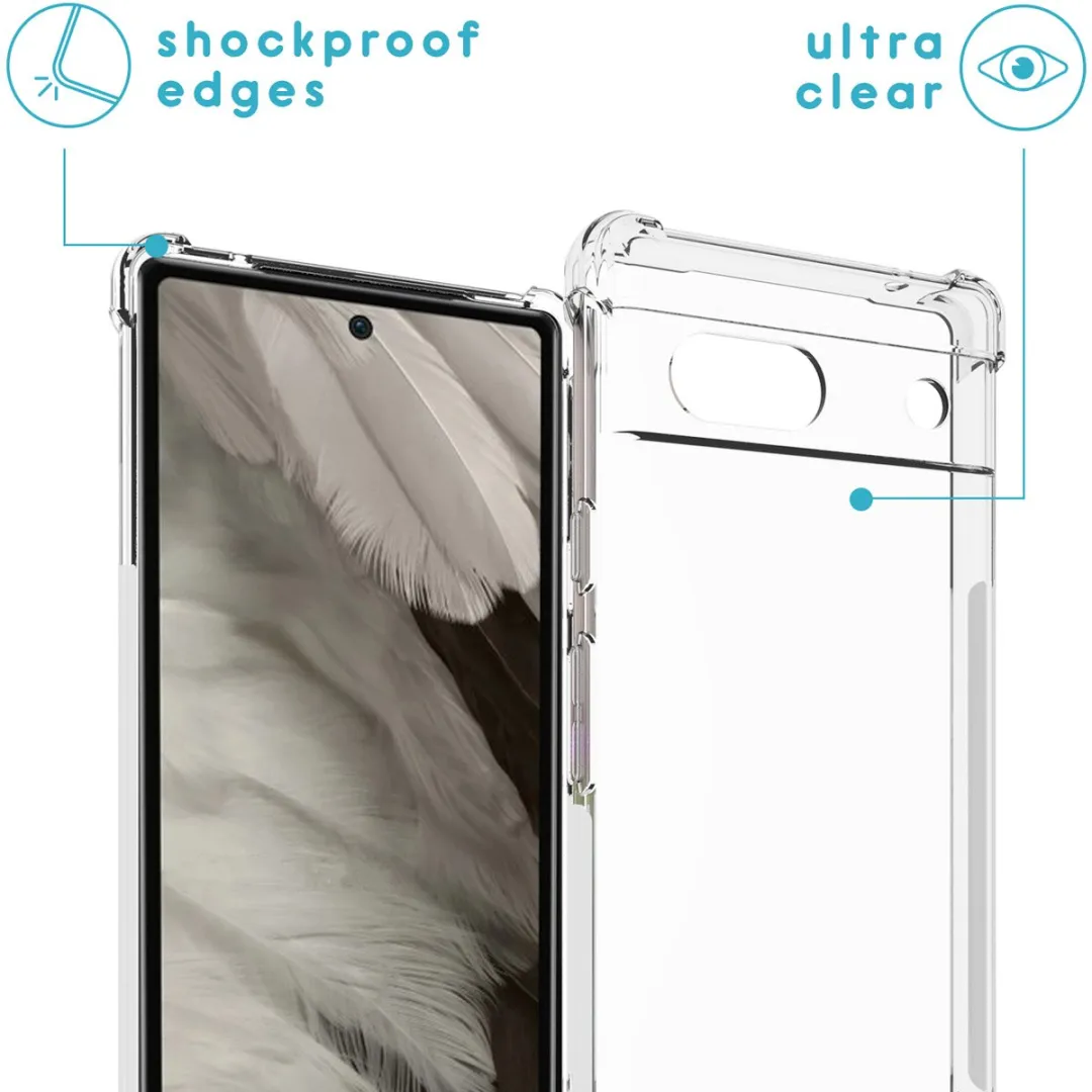 Imoshion Hoesje Google Pixel 7a - Backcover met koord - Zwart