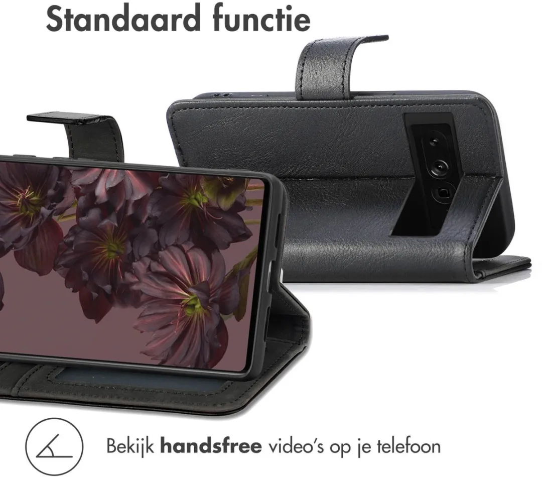 Imoshion Bookcase Hoesje Google Pixel 7 Pro - 3 Pasjes - Zwart