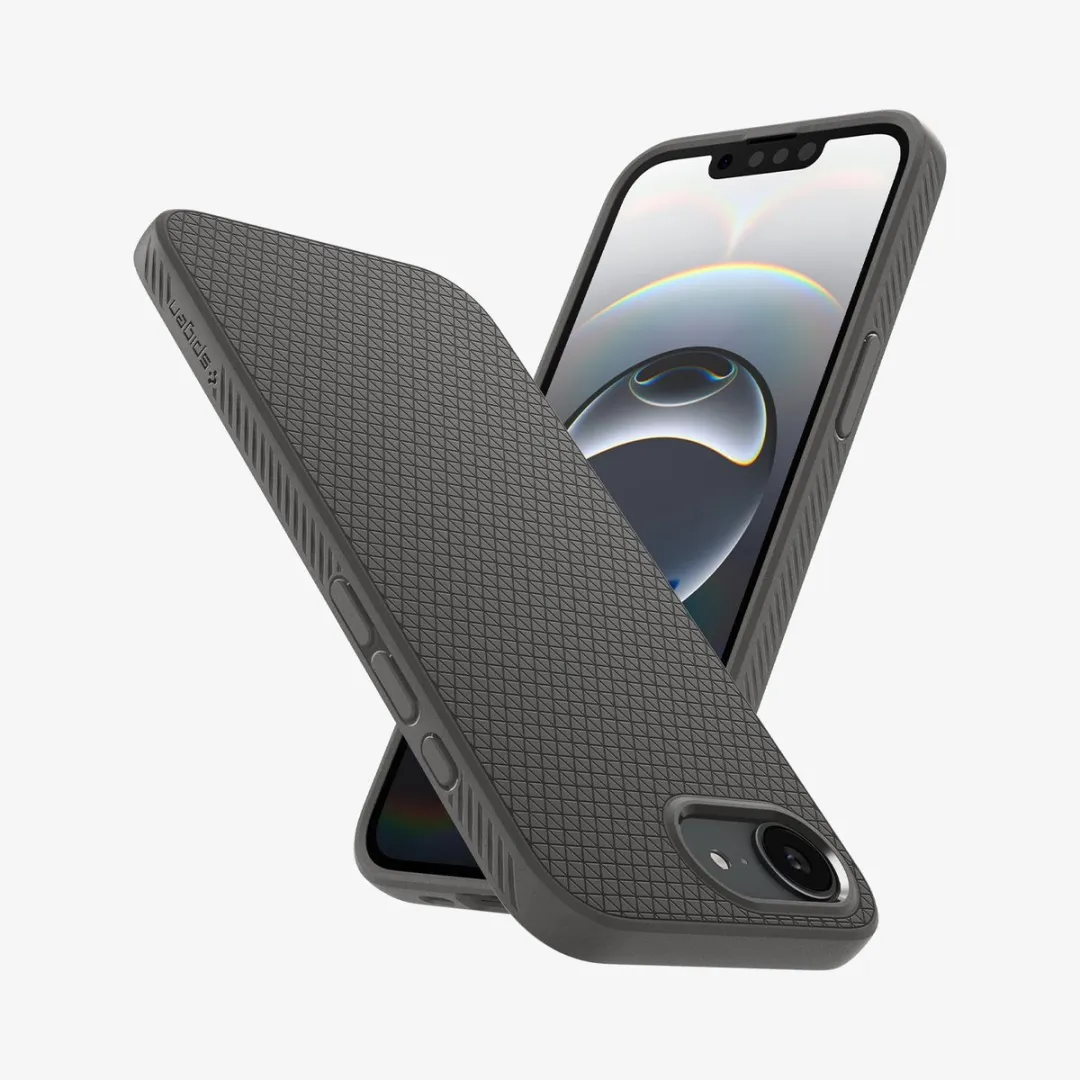 Spigen Liquid Air Hoesje iPhone 16E - Zwart