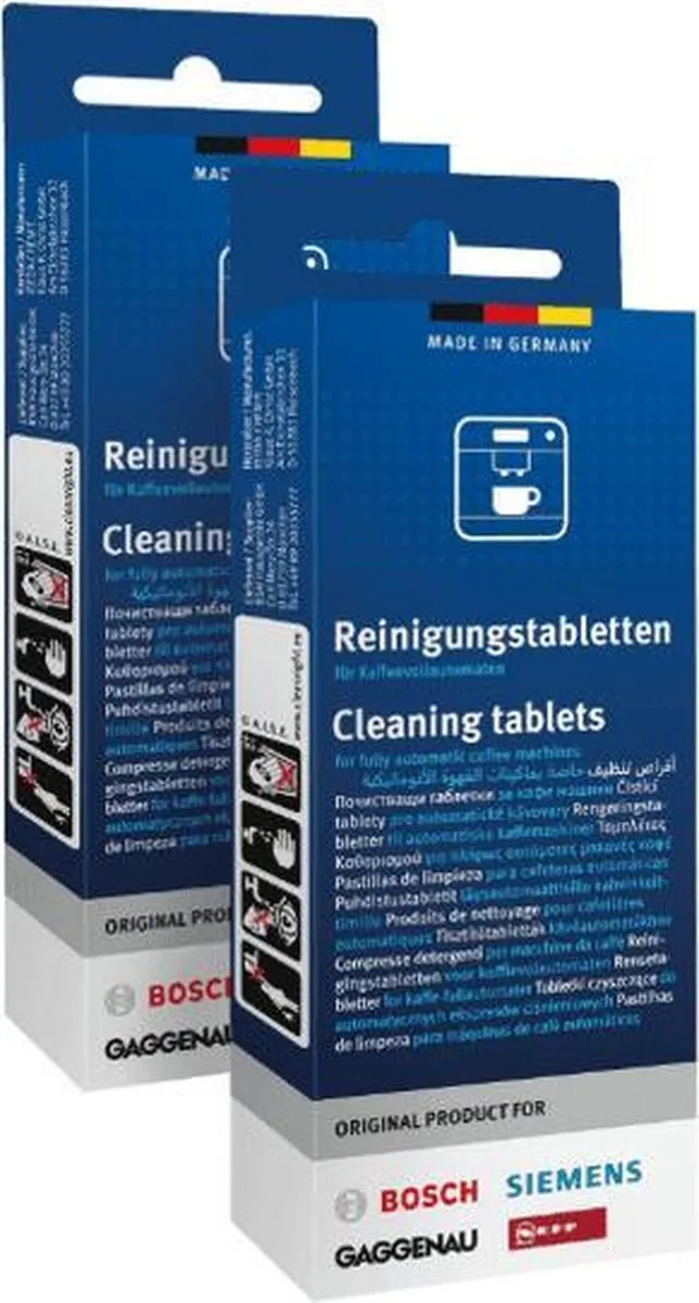 Bosch TCZ6001 Reinigingstabletten 20 Stuks