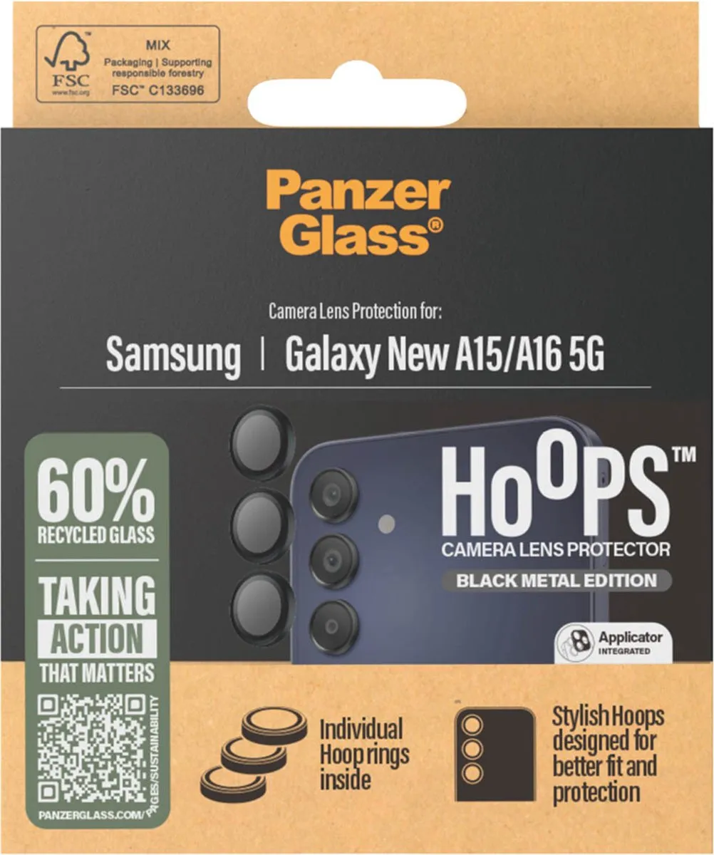 PanzerGlass Hoops Camera Lens Protector Samsung Galaxy A16