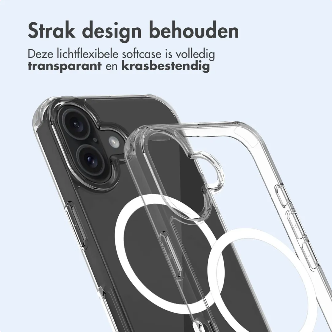 Imoshion iPhone 16 MagSafe Hoesje - Transparant - afbeelding 6 van 6
