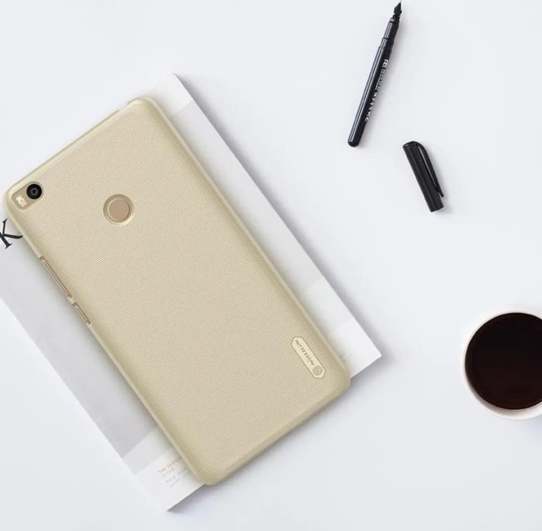 Nillkin Frosted Shield Hoesje Xiaomi Mi Max 2 - Goud - afbeelding 6 van 6