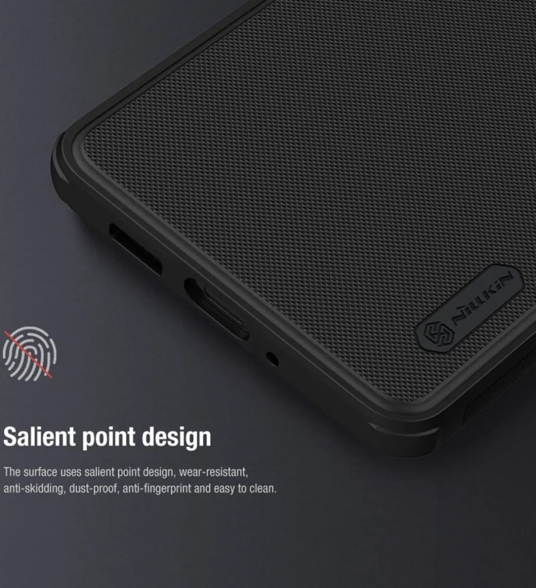 Nillkin Super Frosted Shield Hoesje iPhone 14 Pro Max - Zwart