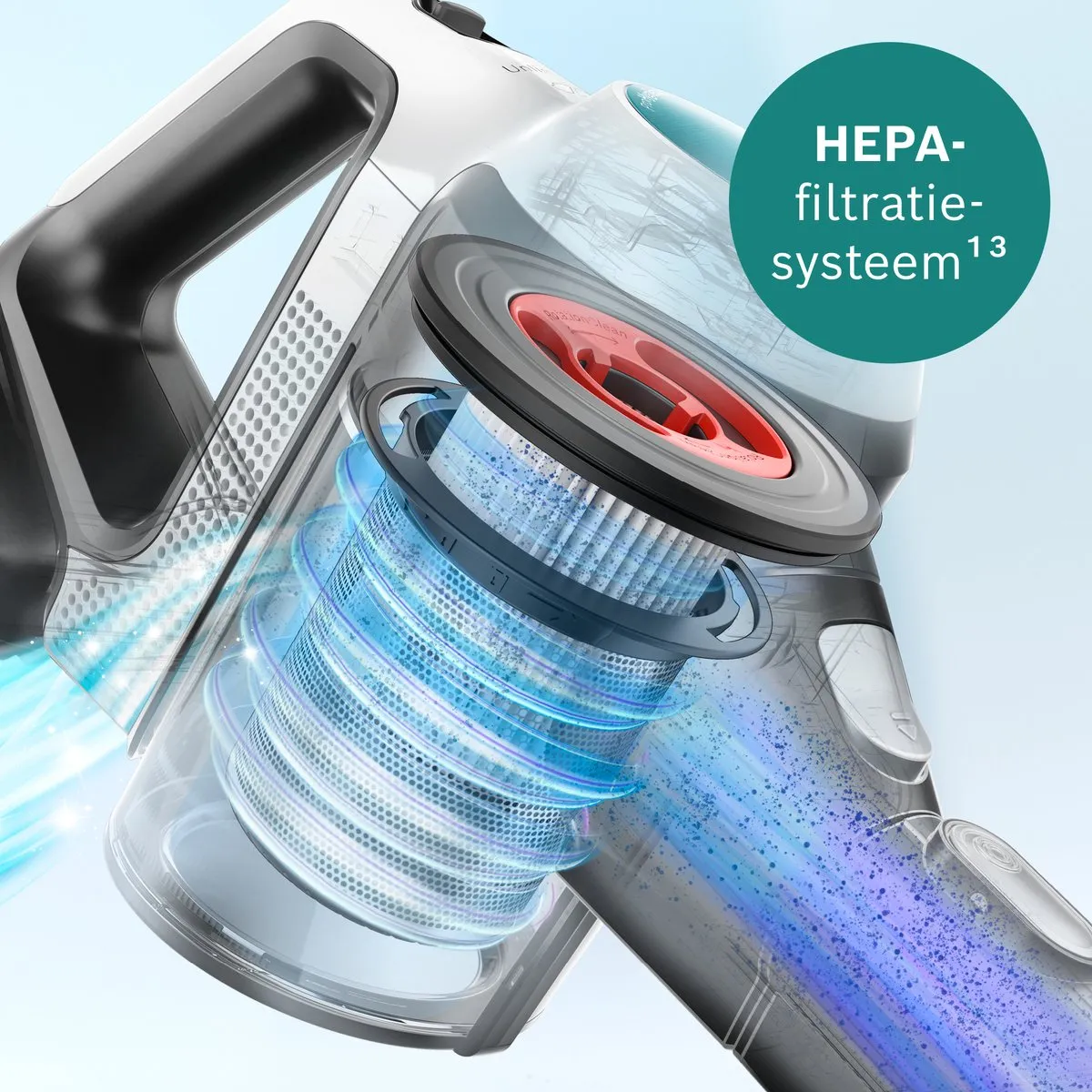 Bosch Unlimited 7 BCS71HYG1 Steelstofzuiger - Wit - Draadloos