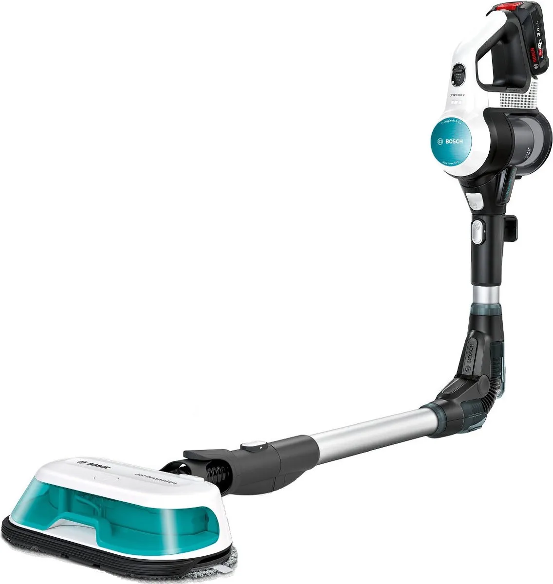 Bosch Unlimited 7 BCS71HYG1 Steelstofzuiger - Wit - Draadloos