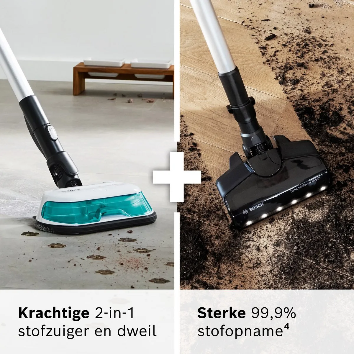 Bosch Unlimited 7 BCS71HYG1 Steelstofzuiger - Wit - Draadloos