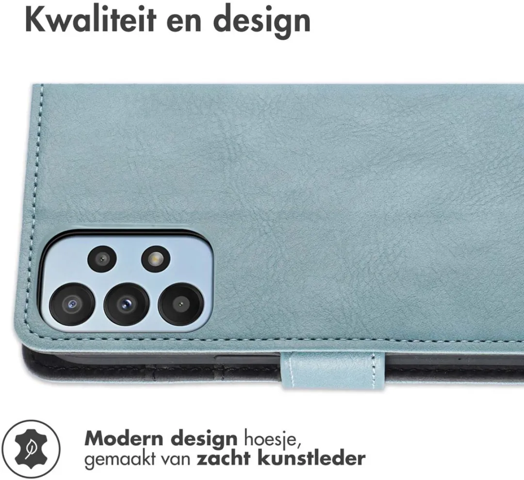 Imoshion Hoesje Samsung Galaxy A23 - 3 Pasjes - Lichtblauw