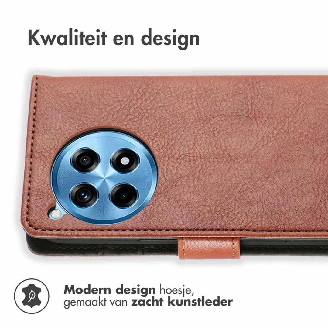 Imoshion Hoesje OnePlus 12R - 3 Pasjes - Bruin