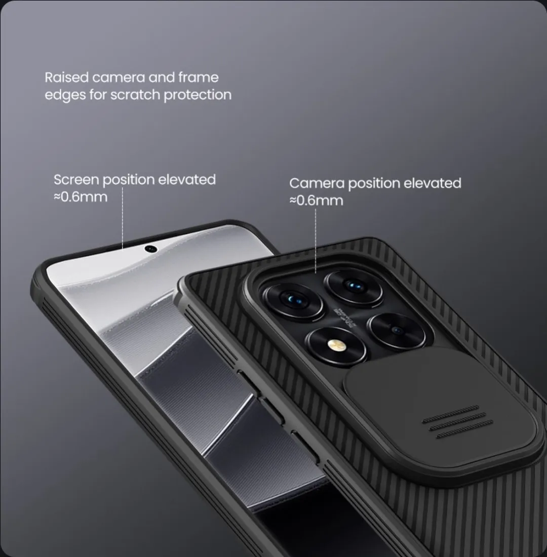 Nillkin CamShield Pro Hoesje - Xiaomi Redmi Note 14 Pro 5G - Zwart - afbeelding 3 van 6