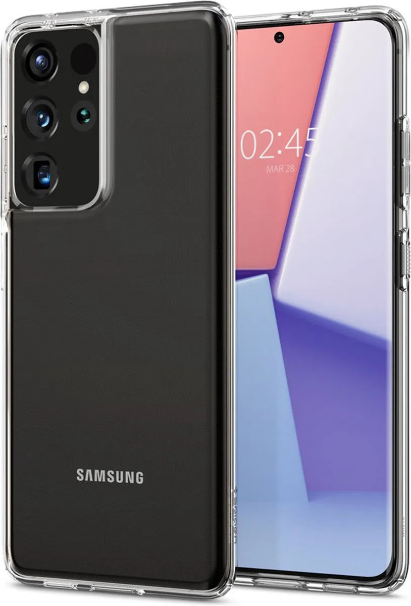 Spigen Crystal Flex 5087109 Hoesje - Samsung Galaxy S21 Ultra - Transparant