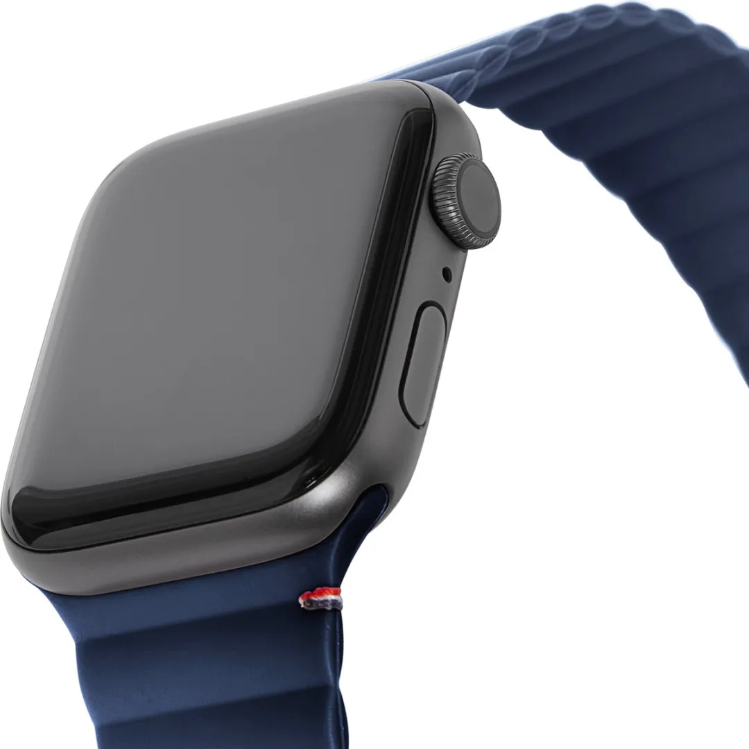Decoded Siliconen Bandje Apple Watch 44/45/46/49mm - Matte Navy