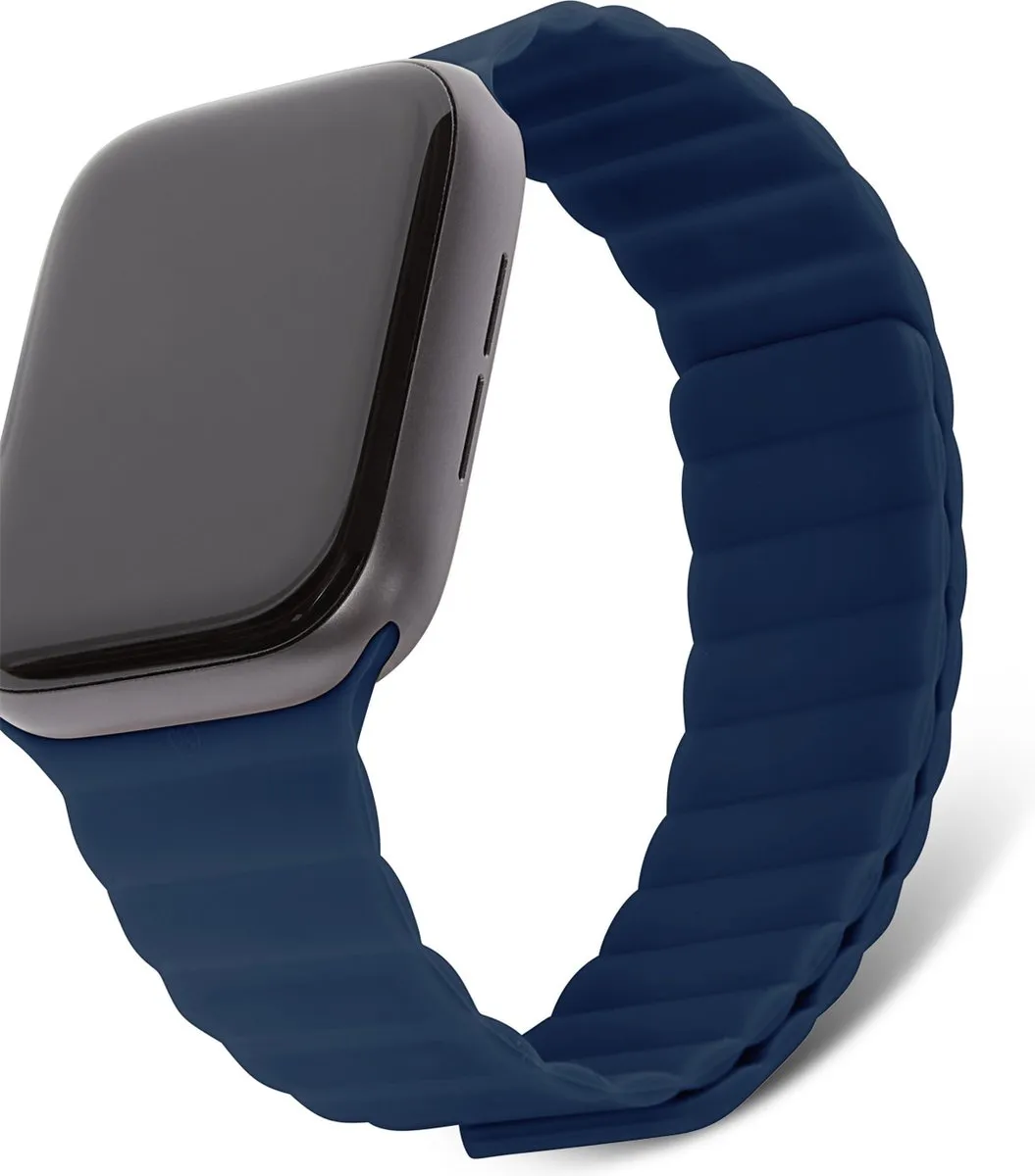 Decoded Siliconen Bandje Apple Watch 44/45/46/49mm - Matte Navy