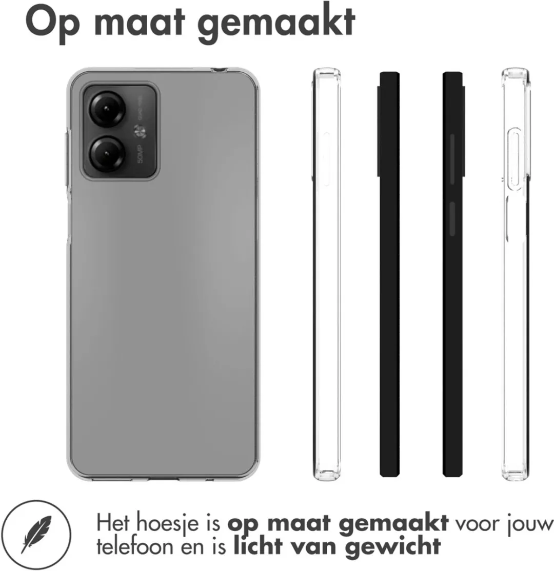 Accezz Hoesje Motorola Moto G14 - Transparant