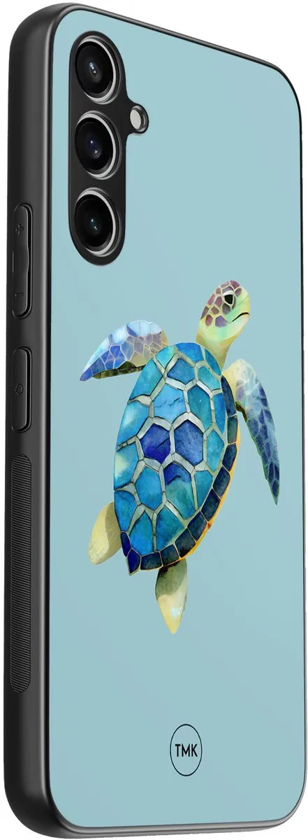 Casevibes Hoesje Samsung Galaxy A54 Schildpad - Blauw - TPU
