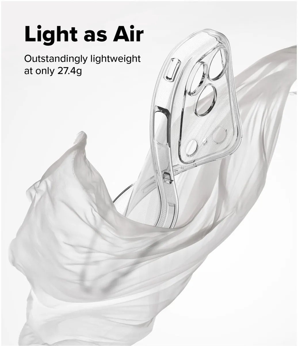 Ringke Air Hoesje iPhone 17 Pro Max - Transparant TPU