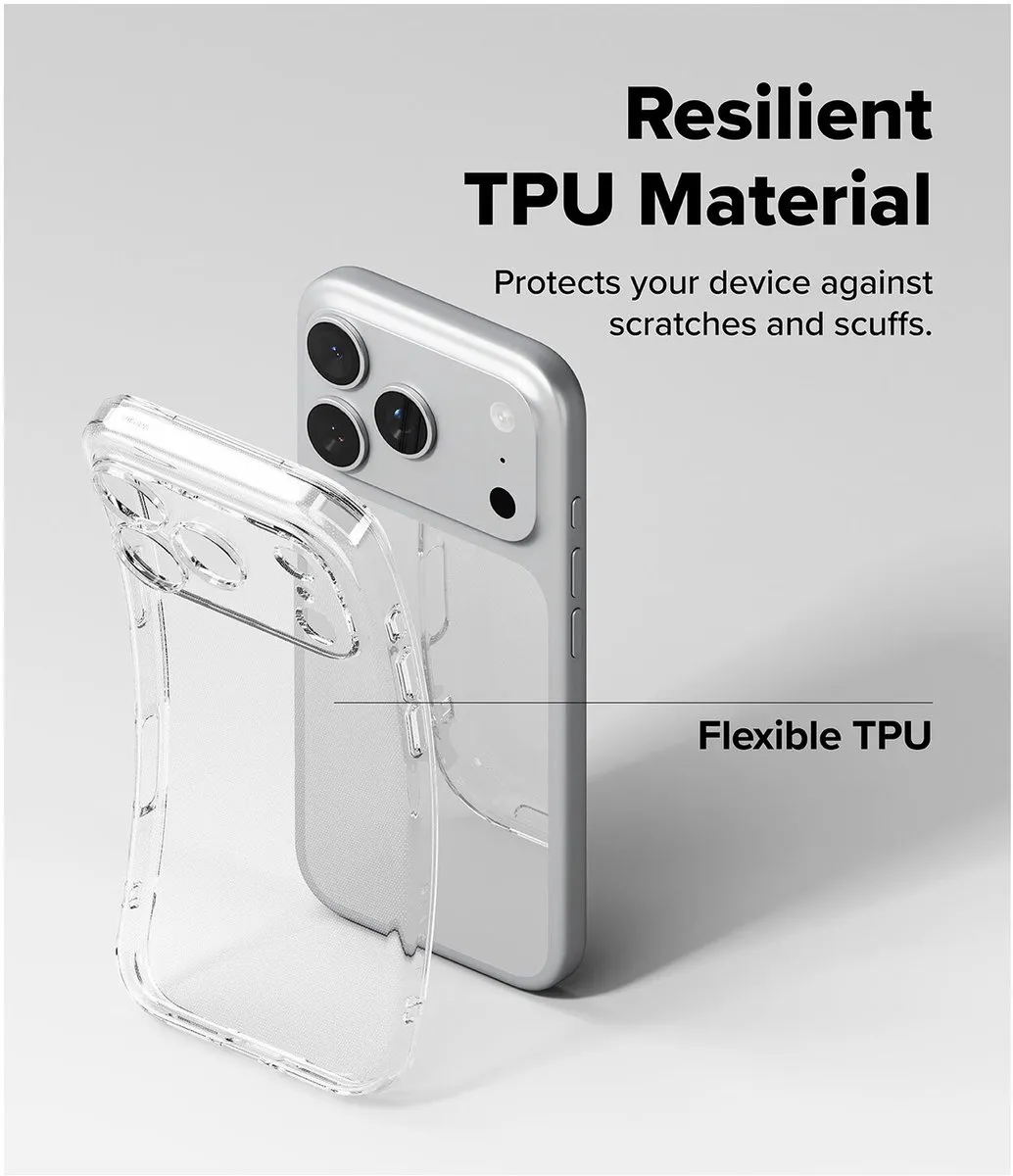 Ringke Air Hoesje iPhone 17 Pro Max - Transparant TPU - afbeelding 6 van 6
