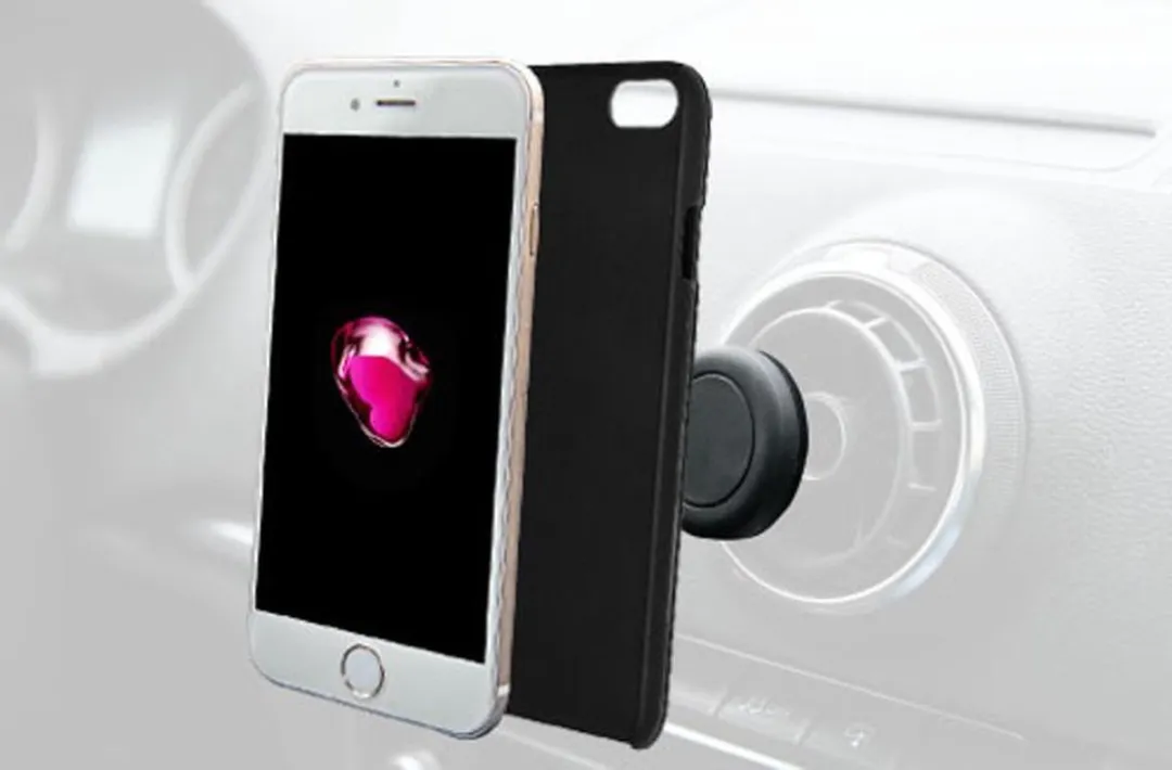Azuri Magnetische Backcover iPhone 7/8 - AZCOVMAGIPH7-BLK Zwart - afbeelding 6 van 6