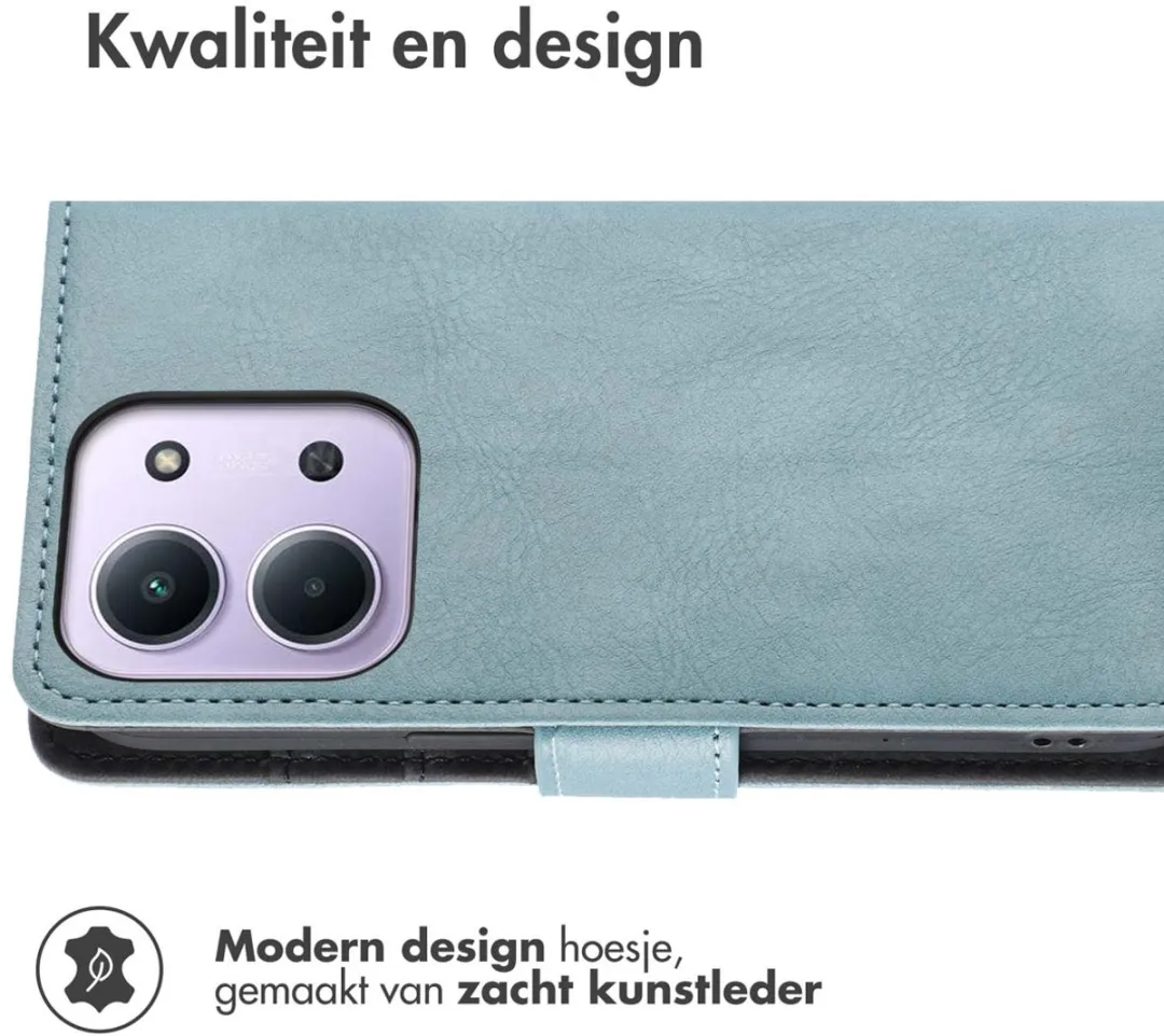 Imoshion Hoesje Xiaomi Redmi 15C - 3 Pasjes - Lichtblauw